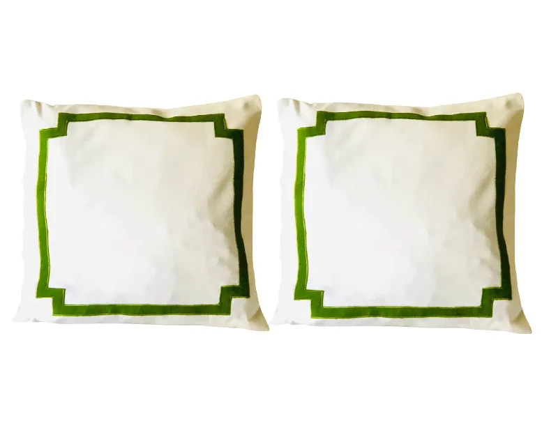 Back Support Pillows for Office ChairsGreen Throw Pillows, Green Cotton Bedding, Trim Cushion Covers by Snazzy Living Back Support Pillows for Office ChairsGreen Throw Pillows, Green Cotton Bedding, Trim Cushion Covers by Snazzy Living