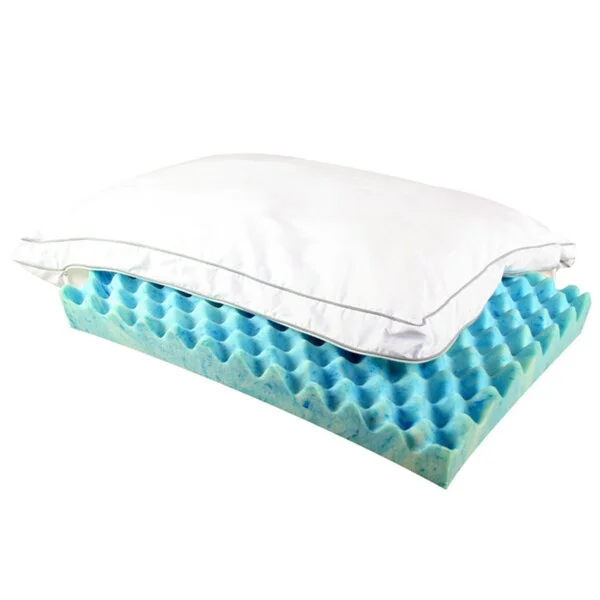 Silk Pillows for Smooth Skin and HairSupport Core Gel-Memory Foam Pillow