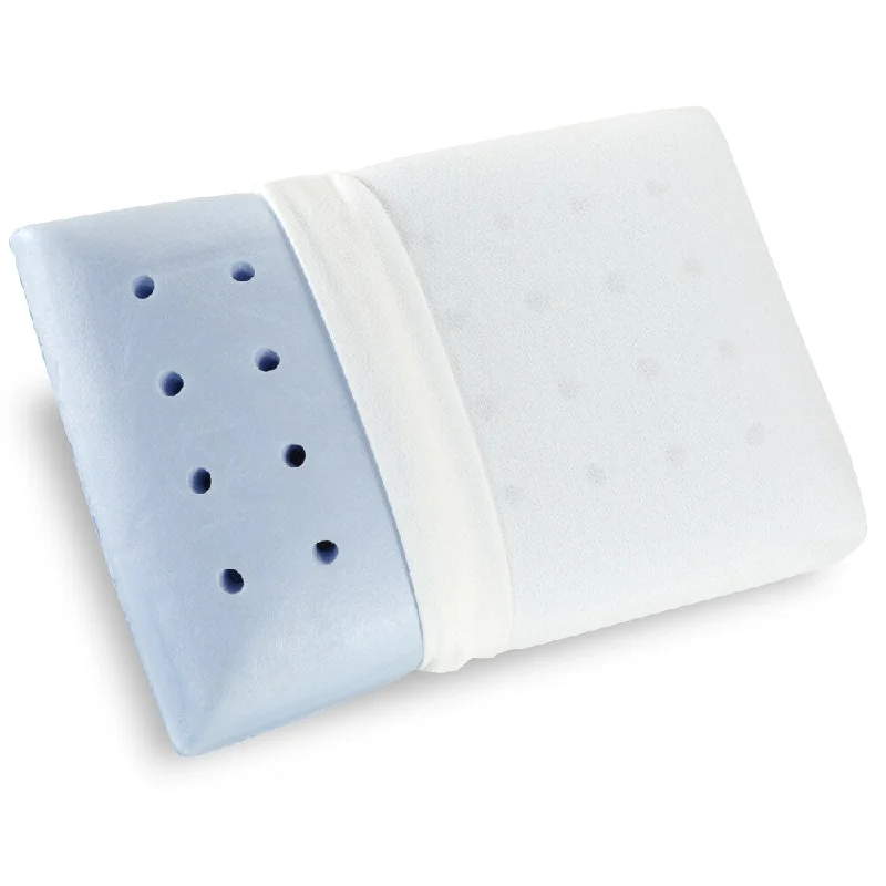Firm Pillows for Side SleepersPostureLoft Celestia Ventilated Memory Foam Pillow