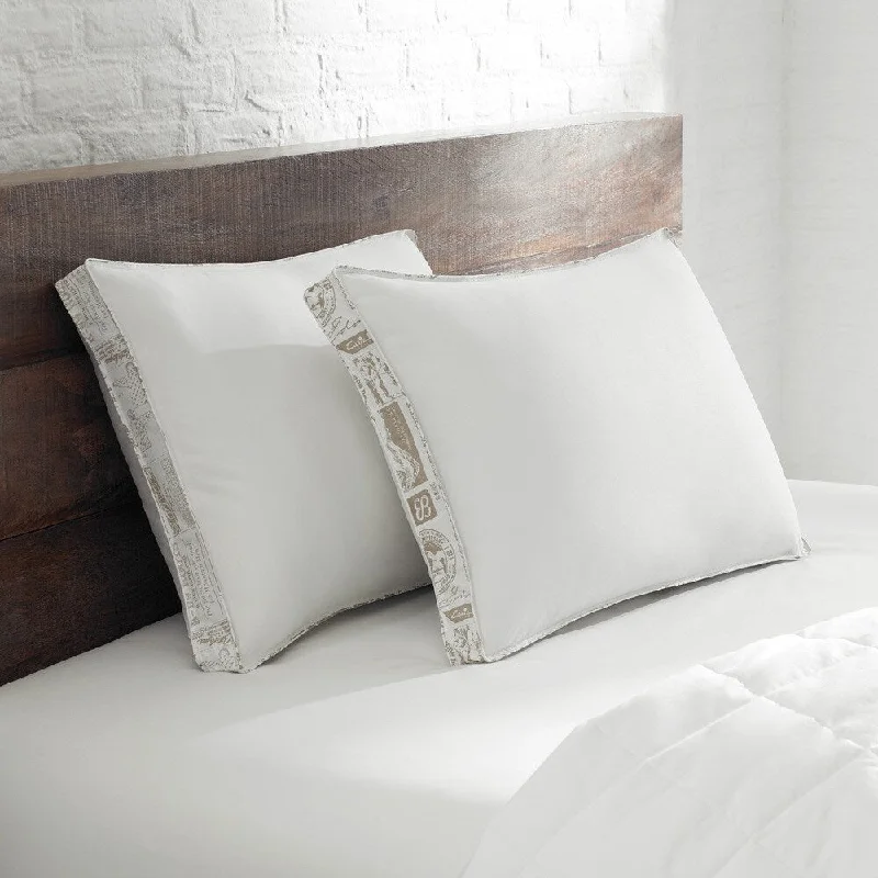 Hypoallergenic Pillows for Allergy SufferersEddie Bauer Heritage Jumbo Pillows (Set of 2) - White Hypoallergenic Pillows for Allergy SufferersEddie Bauer Heritage Jumbo Pillows (Set of 2) - White