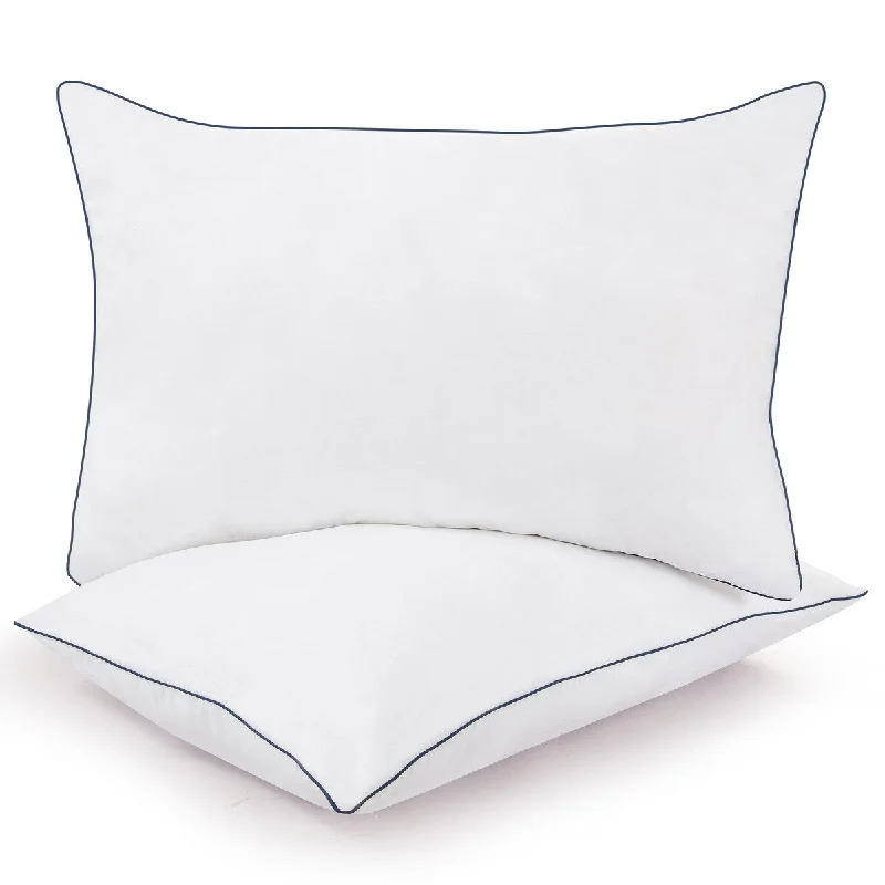 Travel Pillows for Long JourneysRoyale Linen Navy Pippin Bedding Pillows (Set Of 2) Travel Pillows for Long JourneysRoyale Linen Navy Pippin Bedding Pillows (Set Of 2)
