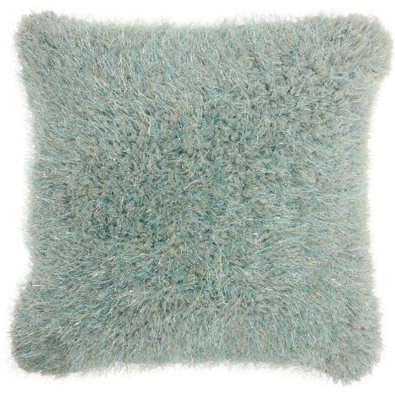 Square Pillows for Modern Home DecorMina Victory Shag Candy Lurex Shag 20" x 20" Celadon Indoor Throw Pillow Square Pillows for Modern Home DecorMina Victory Shag Candy Lurex Shag 20" x 20" Celadon Indoor Throw Pillow