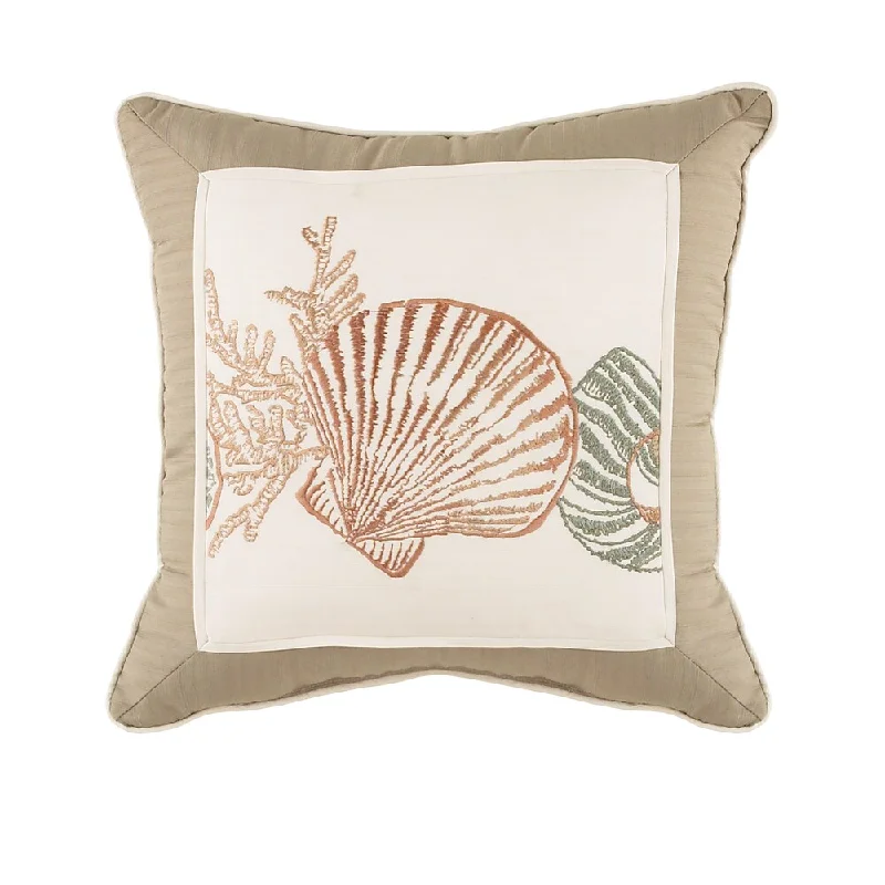 Soft and Fluffy Pillows for Bedroom ComfortChapel Hill by Croscill Seashore Fashion Pillow