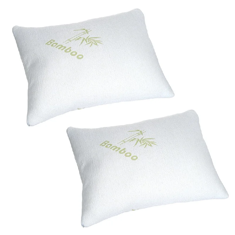 Feather Pillows for a Luxurious SleepMemory Foam Pillow, Pillow Cover Bamboo from Rayon, Bed Pillows for Comfort & Support by Windsor Home Feather Pillows for a Luxurious SleepMemory Foam Pillow, Pillow Cover Bamboo from Rayon, Bed Pillows for Comfort & Support by Windsor Home