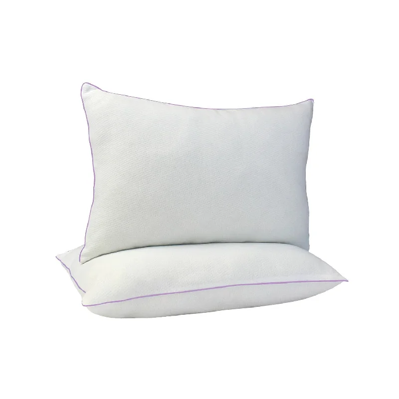 Memory Foam Pillows for Neck SupportISO-Pedic Tranquility Lavender Scented Knit Pillow (Set of 2) Memory Foam Pillows for Neck SupportISO-Pedic Tranquility Lavender Scented Knit Pillow (Set of 2)