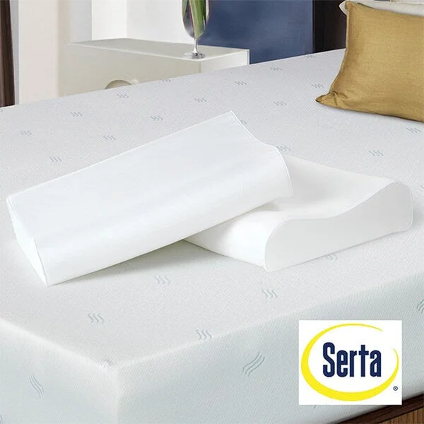Firm Pillows for Side SleepersSerta Contour Memory Foam Pillows (Set of 2)