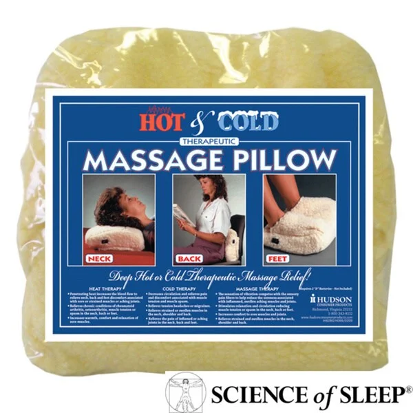 Plush Pillows for a Cozy BedScience of Sleep Hot & Cold Massage Pillow