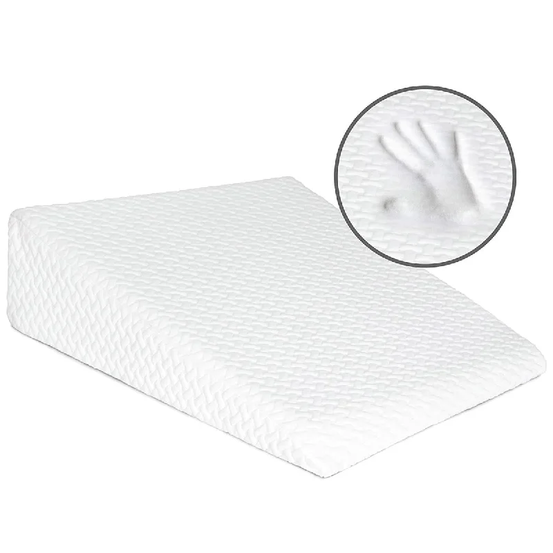 Adjustable Pillows for Customized ComfortMilliard Bed Wedge Pillow with Memory Foam Top -Helps with Acid Reflux, Reduces Pain, Breathable and Washable Cover – 7.5 in Adjustable Pillows for Customized ComfortMilliard Bed Wedge Pillow with Memory Foam Top -Helps with Acid Reflux, Reduces Pain, Breathable and Washable Cover – 7.5 in