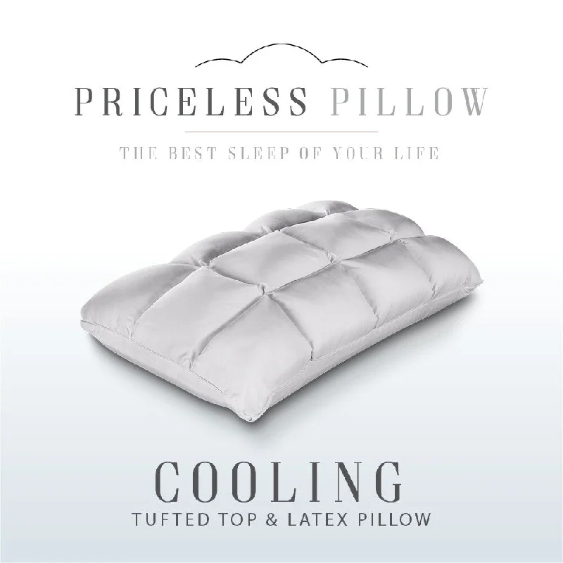 Kids Pillows with Fun DesignsCooling Latex Bed Pillow Talalay Tufted Top Standard - White Kids Pillows with Fun DesignsCooling Latex Bed Pillow Talalay Tufted Top Standard - White