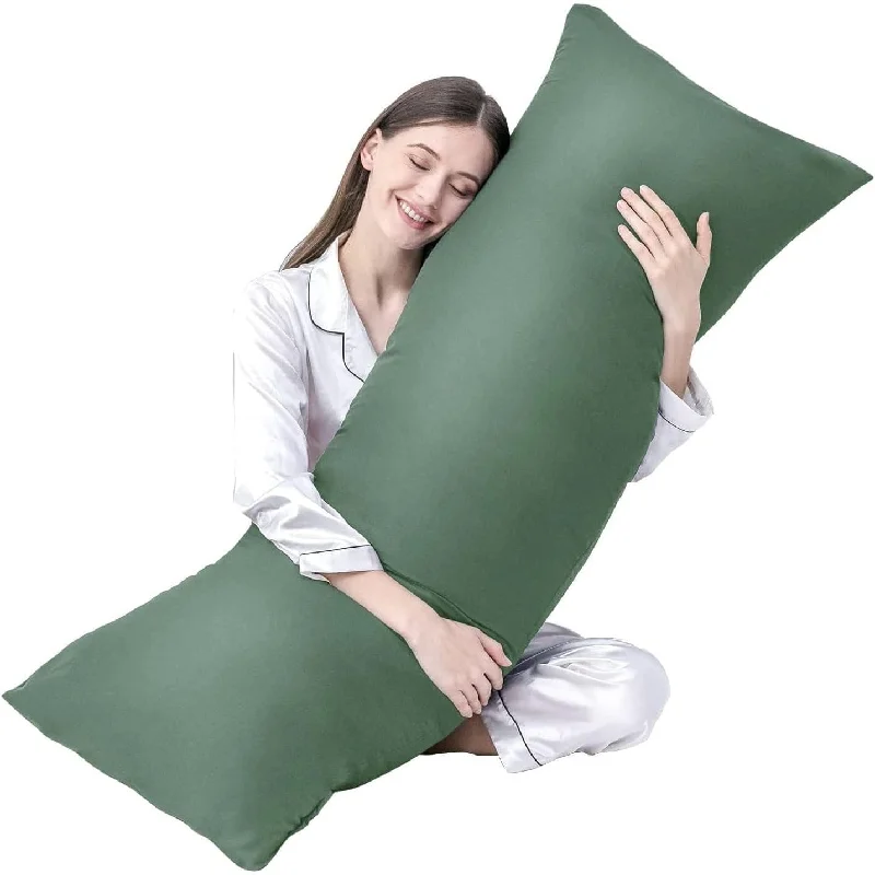 Back Support Pillows for Office ChairsFull Body Pillow for Side Sleeper - Soft Long Bed Pillow for Adults - Sage Green Back Support Pillows for Office ChairsFull Body Pillow for Side Sleeper - Soft Long Bed Pillow for Adults - Sage Green