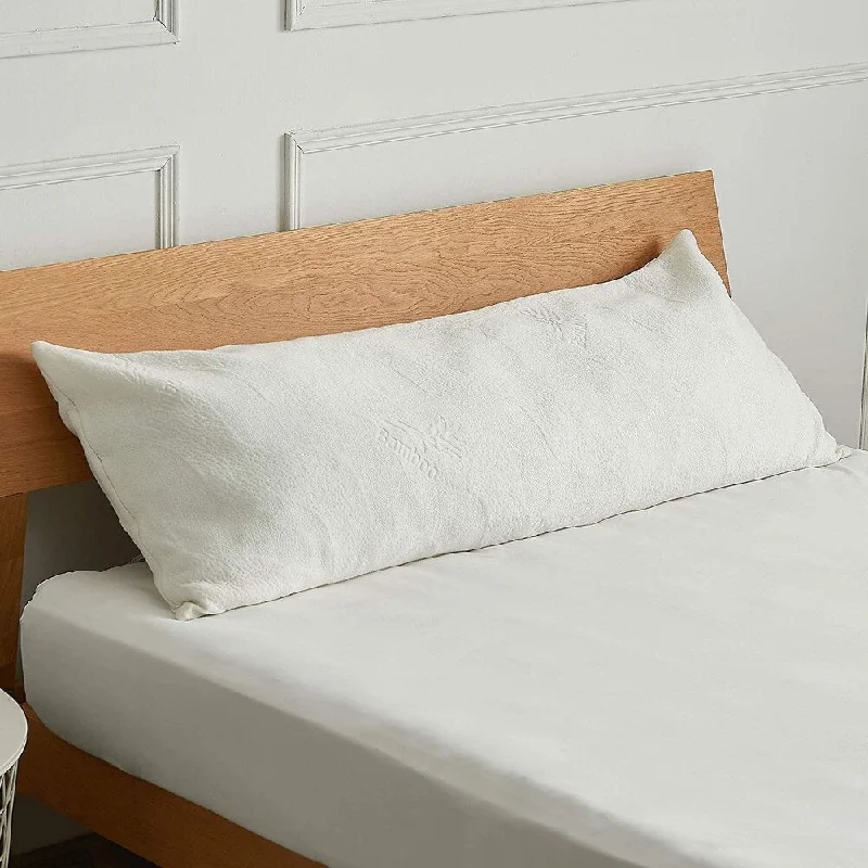 Cotton Pillows for Natural ComfortCheer Collection Gel Infused 20 x 54 Body Pillow with Bamboo Cover - N/A Cotton Pillows for Natural ComfortCheer Collection Gel Infused 20 x 54 Body Pillow with Bamboo Cover - N/A