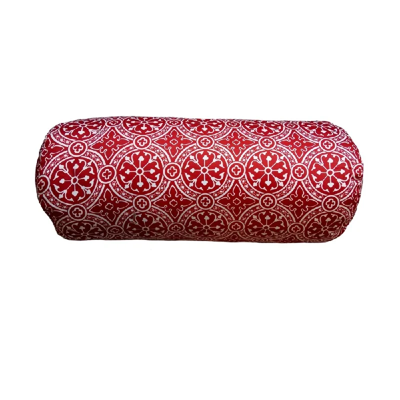 Kids Pillows with Fun DesignsDecorative Voyagers Byzantine Collection Cherry Medallion Neck Roll Pillow - Red Kids Pillows with Fun DesignsDecorative Voyagers Byzantine Collection Cherry Medallion Neck Roll Pillow - Red