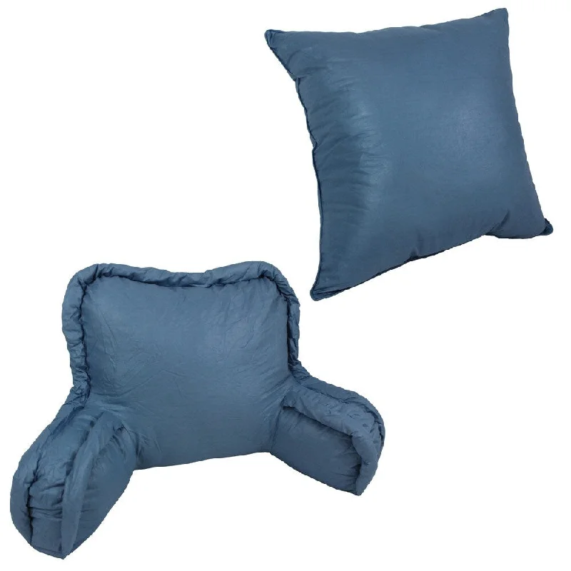 Down Alternative Pillows for Ethical ChoicesChintz Corded Back Support and Throw Pillow Set Down Alternative Pillows for Ethical ChoicesChintz Corded Back Support and Throw Pillow Set