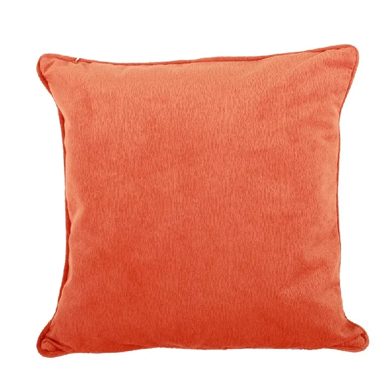 Back Support Pillows for Office Chairs20 X 20 Inch Shimmering Fabric Pillow with Polyester Filling, Set of 2, Orange Back Support Pillows for Office Chairs20 X 20 Inch Shimmering Fabric Pillow with Polyester Filling, Set of 2, Orange