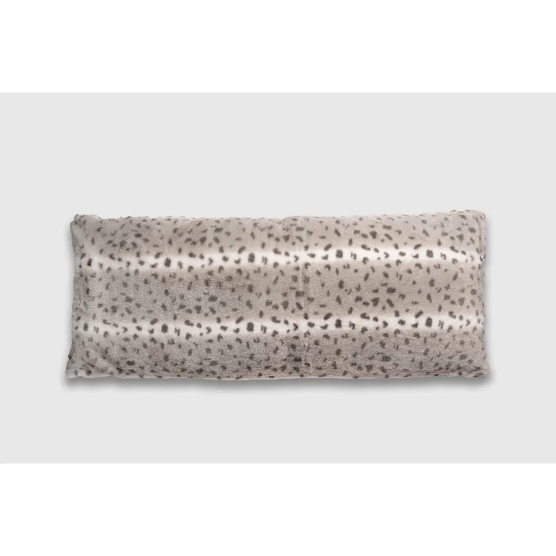 Adjustable Pillows for Customized ComfortTruly Soft Snow Leopard Faux Fur Body Pillow - Multi Adjustable Pillows for Customized ComfortTruly Soft Snow Leopard Faux Fur Body Pillow - Multi