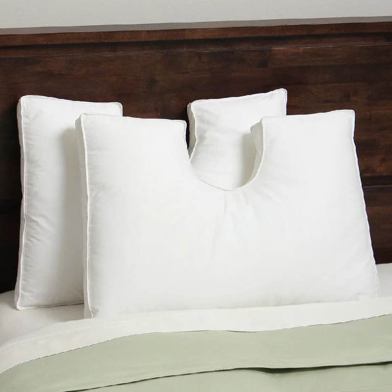Decorative Pillows for Living Room MakeoverHotel Madison Down Alternative Enrapture U-Neck Pillow (Set of 2) - White Decorative Pillows for Living Room MakeoverHotel Madison Down Alternative Enrapture U-Neck Pillow (Set of 2) - White