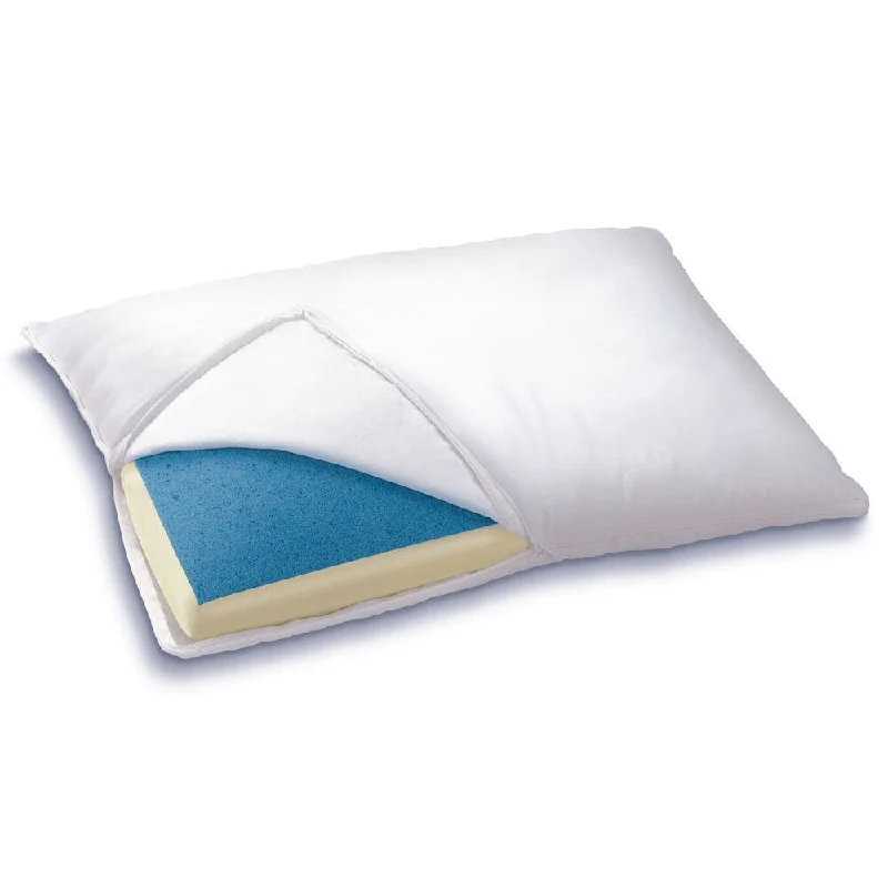 Cotton Pillows for Natural ComfortBodipedic Reversible Gel Memory Foam Cotton Pillow Cotton Pillows for Natural ComfortBodipedic Reversible Gel Memory Foam Cotton Pillow