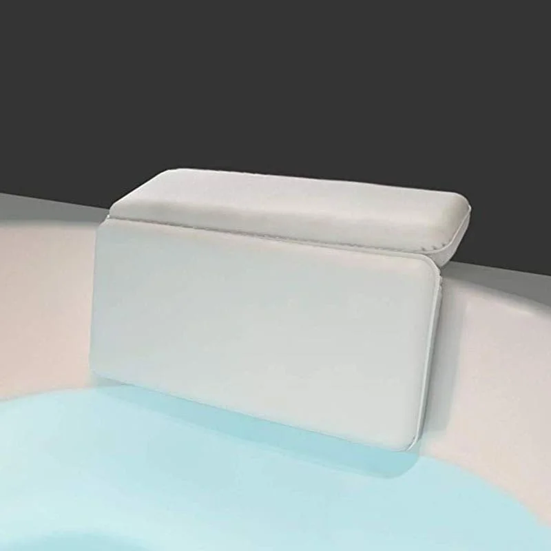 Cooling Pillows for Hot SleepersSuction cup non-slip PU waterproof sponge bath pillow - White Cooling Pillows for Hot SleepersSuction cup non-slip PU waterproof sponge bath pillow - White