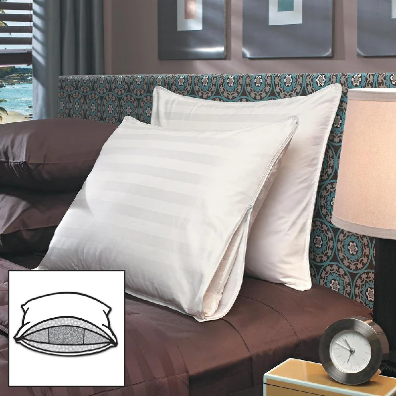 Velvet Pillows for a Touch of EleganceFamous Maker Triple Chamber 600 Fill Power Down Microfeather Pillows with Luxury 500 TC Protective Cover (Set of 2) Velvet Pillows for a Touch of EleganceFamous Maker Triple Chamber 600 Fill Power Down Microfeather Pillows with Luxury 500 TC Protective Cover (Set of 2)