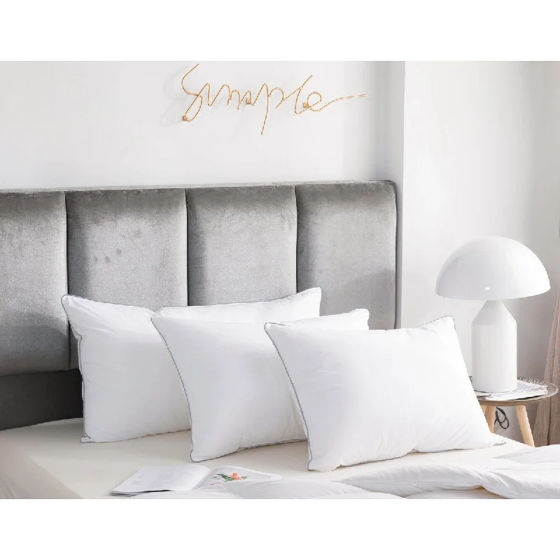 Round Pillows for Boho-Style InteriorsGouchee Home Alexia Down Alternative Pillow Set of 2 - White Round Pillows for Boho-Style InteriorsGouchee Home Alexia Down Alternative Pillow Set of 2 - White