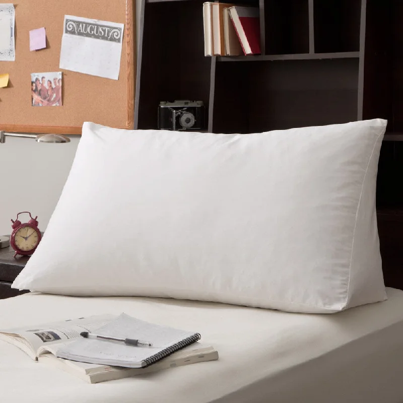 Feather Pillows for a Luxurious SleepWhite Goose Down and Feather Reading Wedge Pillow Feather Pillows for a Luxurious SleepWhite Goose Down and Feather Reading Wedge Pillow