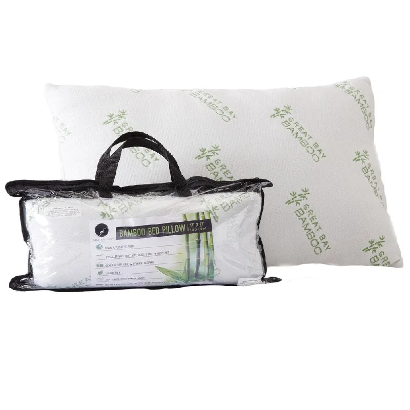 Orthopedic Pillows for Back Pain ReliefHypoallergenic Pillow with Down Alternative Filling By Great Bay Home Brand Orthopedic Pillows for Back Pain ReliefHypoallergenic Pillow with Down Alternative Filling By Great Bay Home Brand