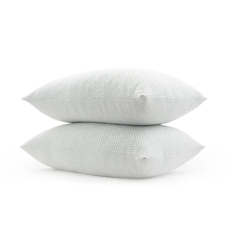 Cotton Pillows for Natural ComfortBamboo Infused Memory Foam Cluster Jumbo Bed Pillows Set Of 2 Cotton Pillows for Natural ComfortBamboo Infused Memory Foam Cluster Jumbo Bed Pillows Set Of 2
