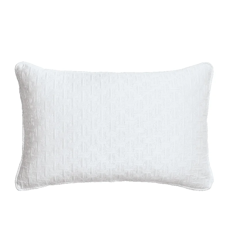Velvet Pillows for a Touch of EleganceTed Baker T Quilt Decorative Pillow - White