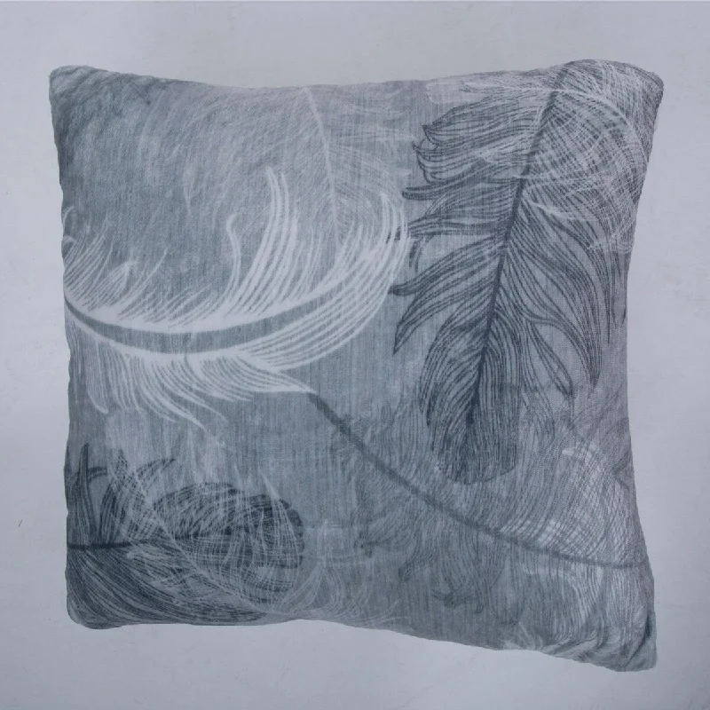 Cooling Pillows for Hot SleepersGrey Feather Velvet Print Pillow