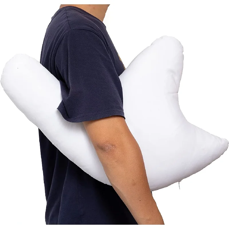 Cotton Pillows for Natural ComfortCheer Collection W Shaped Shoulder Surgery Recovery Pillow Filled with Shredded Memory Foam Cotton Pillows for Natural ComfortCheer Collection W Shaped Shoulder Surgery Recovery Pillow Filled with Shredded Memory Foam