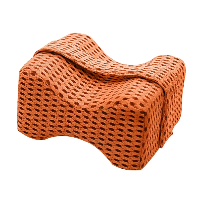 Cooling Pillows for Hot SleepersMemory Foam Knee Pillow - Side Sleeper Leg Support - Orange Cooling Pillows for Hot SleepersMemory Foam Knee Pillow - Side Sleeper Leg Support - Orange
