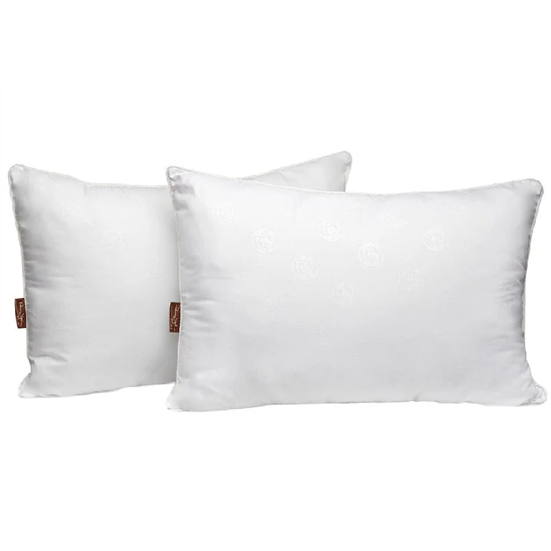 Soft and Fluffy Pillows for Bedroom ComfortPanama Jack Luxury Embossed Microfiber Bed Pillow (Set of 2) - White Soft and Fluffy Pillows for Bedroom ComfortPanama Jack Luxury Embossed Microfiber Bed Pillow (Set of 2) - White
