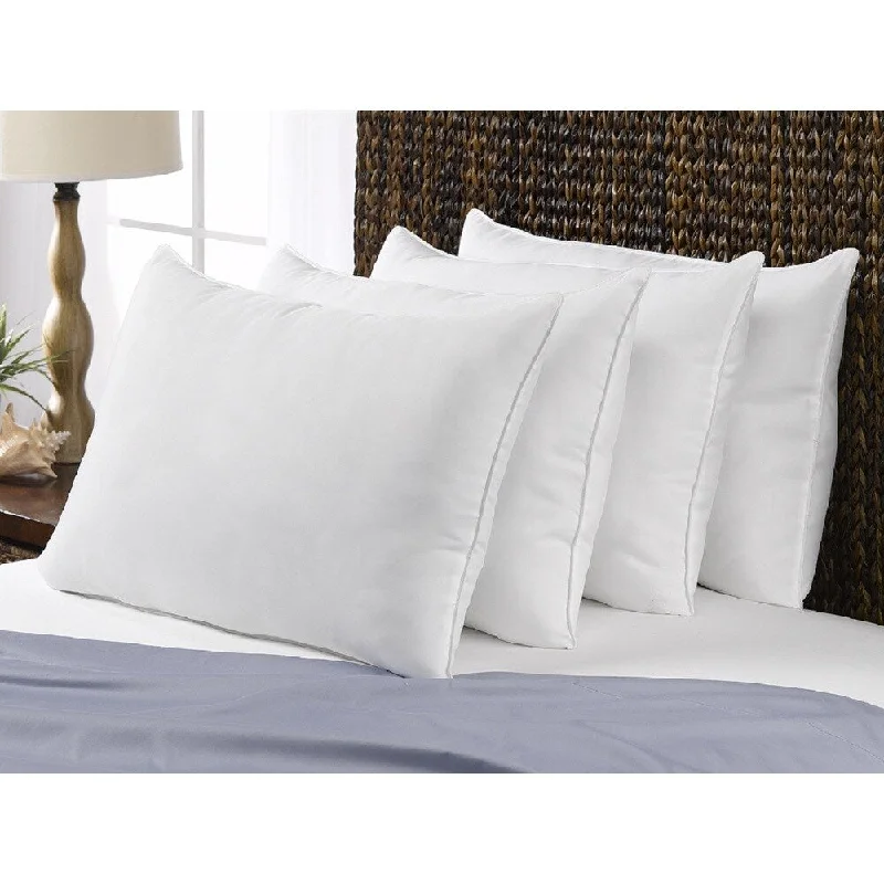 Firm Pillows for Side SleepersElla Jayne Microfiber Signature Medium Density Pillow (Set of 4) - White Firm Pillows for Side SleepersElla Jayne Microfiber Signature Medium Density Pillow (Set of 4) - White