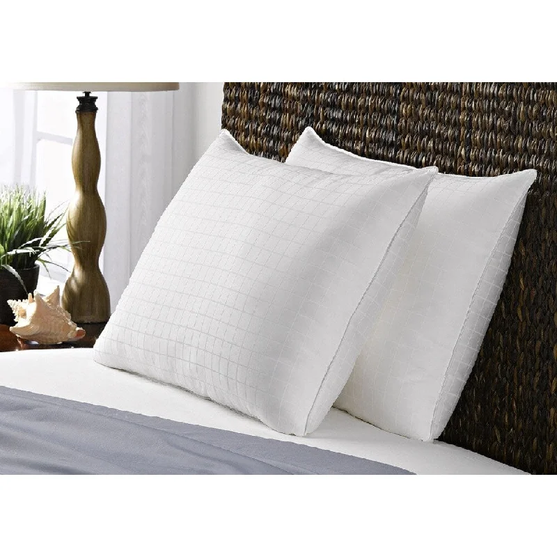 Back Support Pillows for Office ChairsElla Jayne 300 Thread Count 100% Cotton Dobby Box Medium Density Pillow (Set of 2) - White Back Support Pillows for Office ChairsElla Jayne 300 Thread Count 100% Cotton Dobby Box Medium Density Pillow (Set of 2) - White