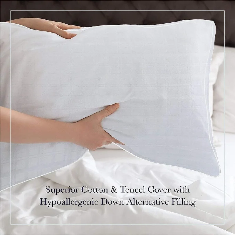 Down Alternative Pillows for Ethical ChoicesDown Alternative 300TC Tencel and Cotton Pillow 20"x 30" - White Down Alternative Pillows for Ethical ChoicesDown Alternative 300TC Tencel and Cotton Pillow 20"x 30" - White