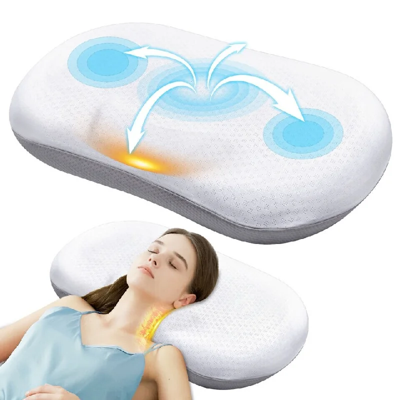 Down Alternative Pillows for Ethical ChoicesSoft Memory Foam Neck Support Bed Pillow - White and grey Down Alternative Pillows for Ethical ChoicesSoft Memory Foam Neck Support Bed Pillow - White and grey