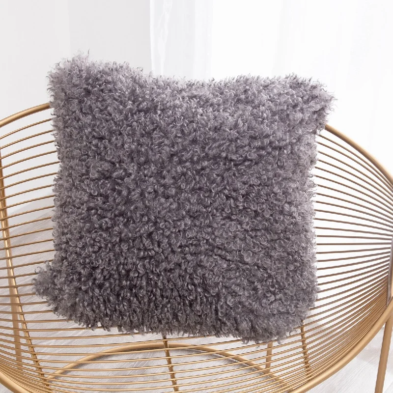 Feather Pillows for a Luxurious SleepFaux Sheep Fur Pillow