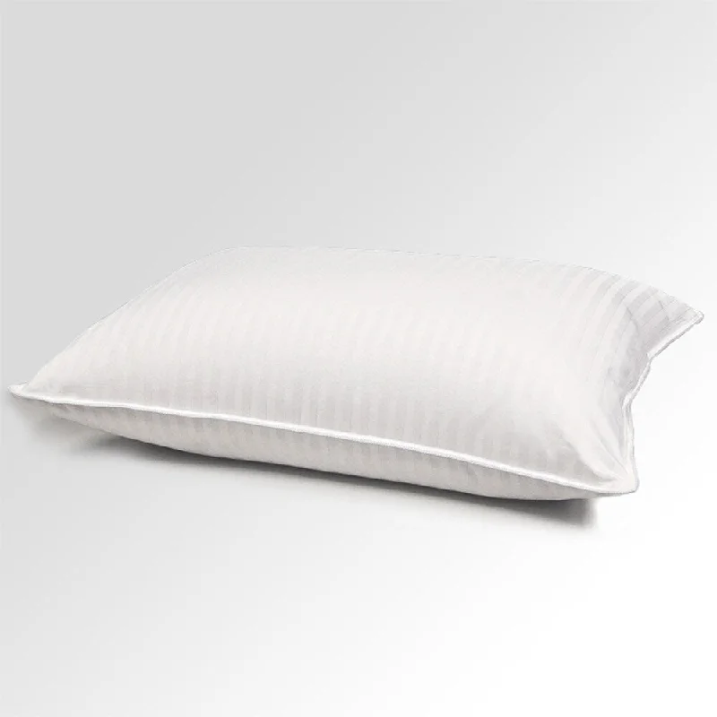 Round Pillows for Boho-Style InteriorsHotel Grand 400 Thread Count Goose Down And Feather Pillow - White Round Pillows for Boho-Style InteriorsHotel Grand 400 Thread Count Goose Down And Feather Pillow - White
