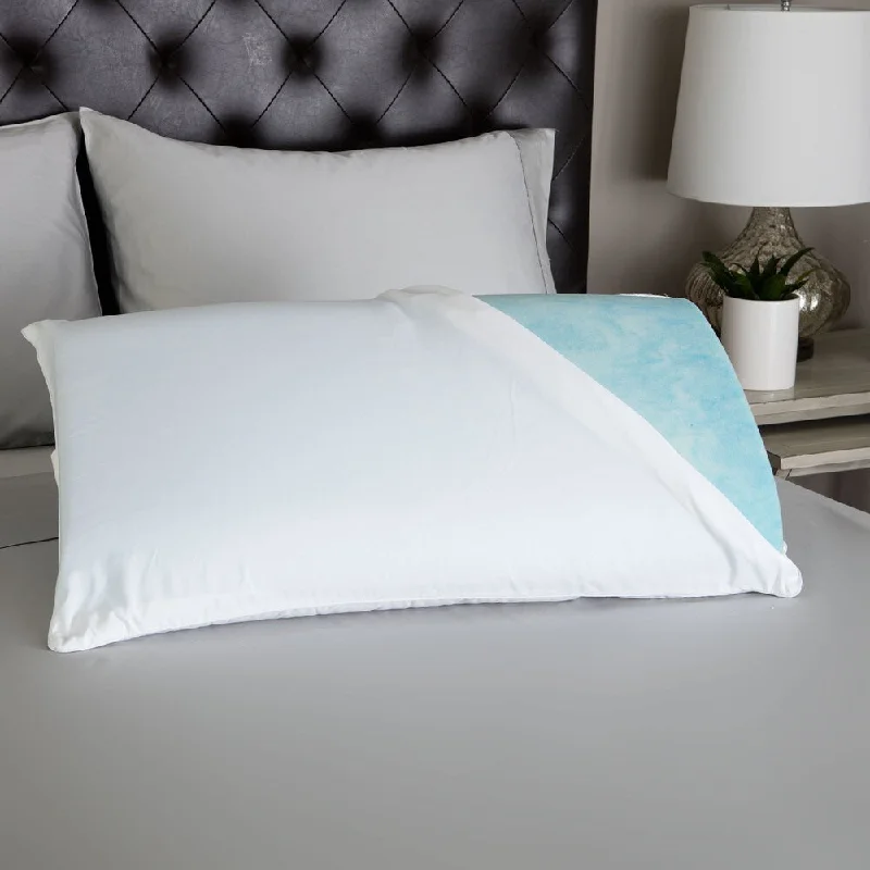 Cotton Pillows for Natural ComfortGrande Hotel Collection Gel Memory Foam Fusion Pillow