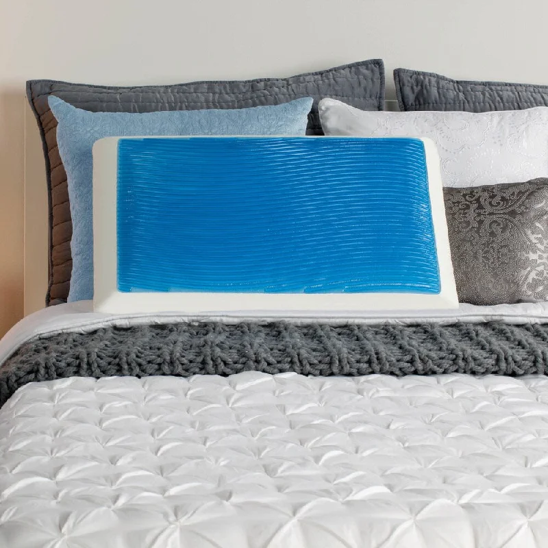 Cooling Pillows for Hot SleepersSealy Memory Foam and Gel Bed Pillow with Mesh Cover Cooling Pillows for Hot SleepersSealy Memory Foam and Gel Bed Pillow with Mesh Cover