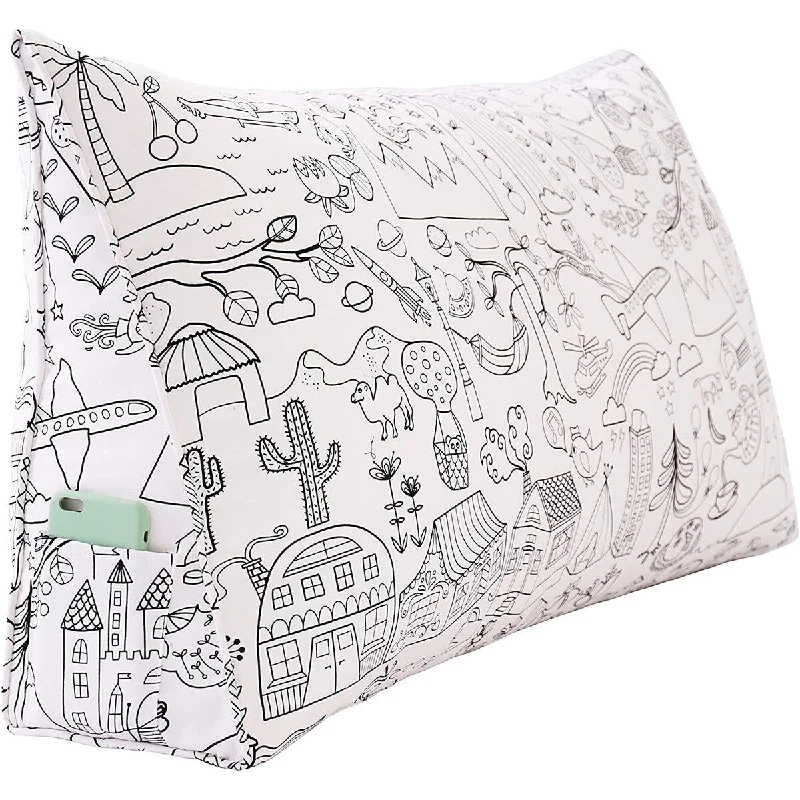 Velvet Pillows for a Touch of EleganceLarge Bed Reading Wedge Pillow Back Support Headboard Versatile Dorm Velvet Pillows for a Touch of EleganceLarge Bed Reading Wedge Pillow Back Support Headboard Versatile Dorm