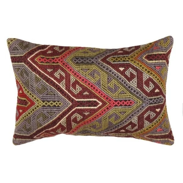 Travel Pillows for Long JourneysPasargad Vintage Turkish Kilim Lumber Pillow (16" X 24") Travel Pillows for Long JourneysPasargad Vintage Turkish Kilim Lumber Pillow (16" X 24")