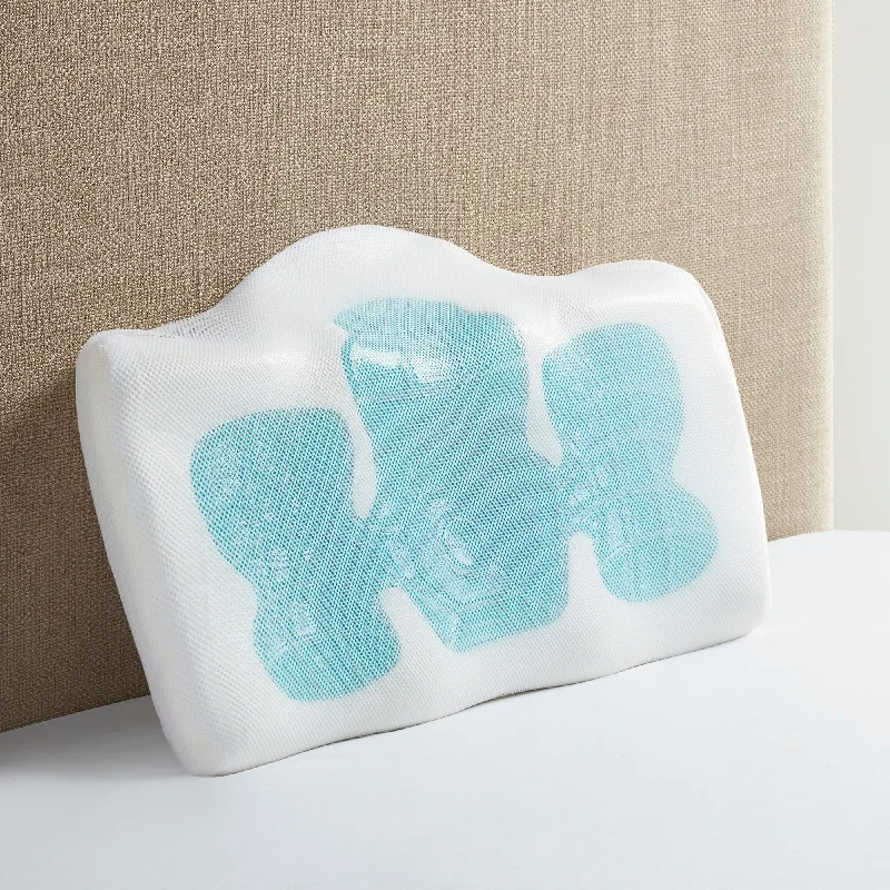 Pregnancy Pillows for Expectant MothersSleep Philosophy White Cooling Gel Pad Contour Foam Pillow with Removable Cover Pregnancy Pillows for Expectant MothersSleep Philosophy White Cooling Gel Pad Contour Foam Pillow with Removable Cover