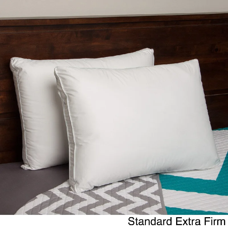 Round Pillows for Boho-Style InteriorsHotel Madison 300 Thread Count Gusseted Density Pillow (Set of 2) - White Round Pillows for Boho-Style InteriorsHotel Madison 300 Thread Count Gusseted Density Pillow (Set of 2) - White