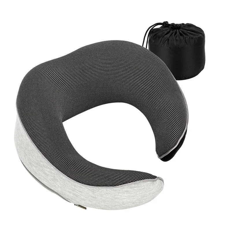 Memory Foam Pillows for Neck SupportFunctional Neck Pillow Hook and Loop Fastener Grey Memory Foam Pillows for Neck SupportFunctional Neck Pillow Hook and Loop Fastener Grey