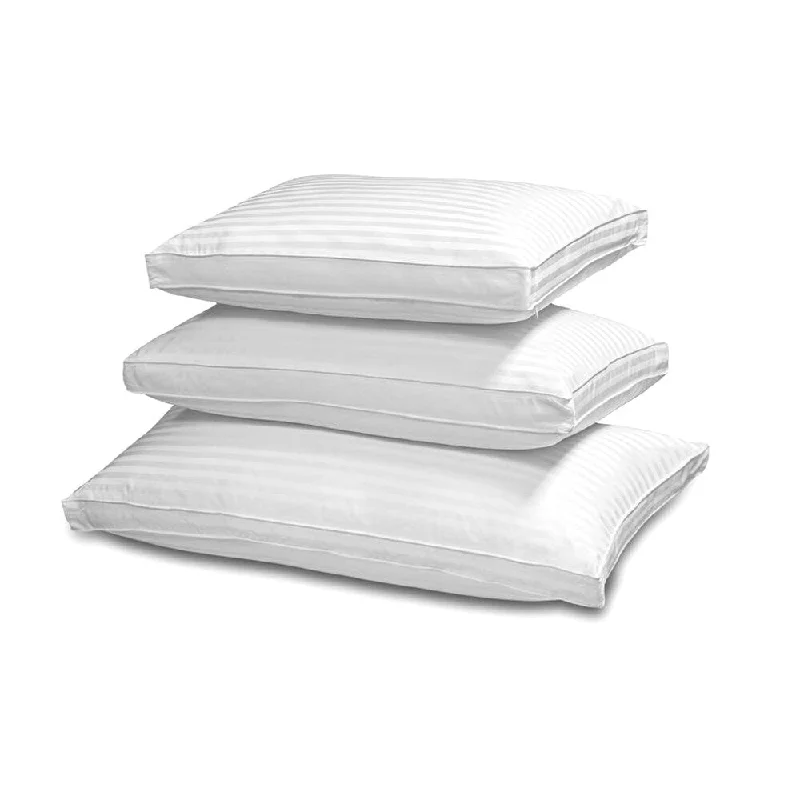 Soft and Fluffy Pillows for Bedroom ComfortHotel Grand 500 Thread Count Silk/Cotton Damask Down Pillow - White Soft and Fluffy Pillows for Bedroom ComfortHotel Grand 500 Thread Count Silk/Cotton Damask Down Pillow - White