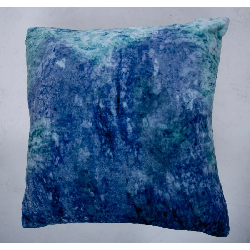 Memory Foam Pillows for Neck SupportVelvet Print Pillow, Blue