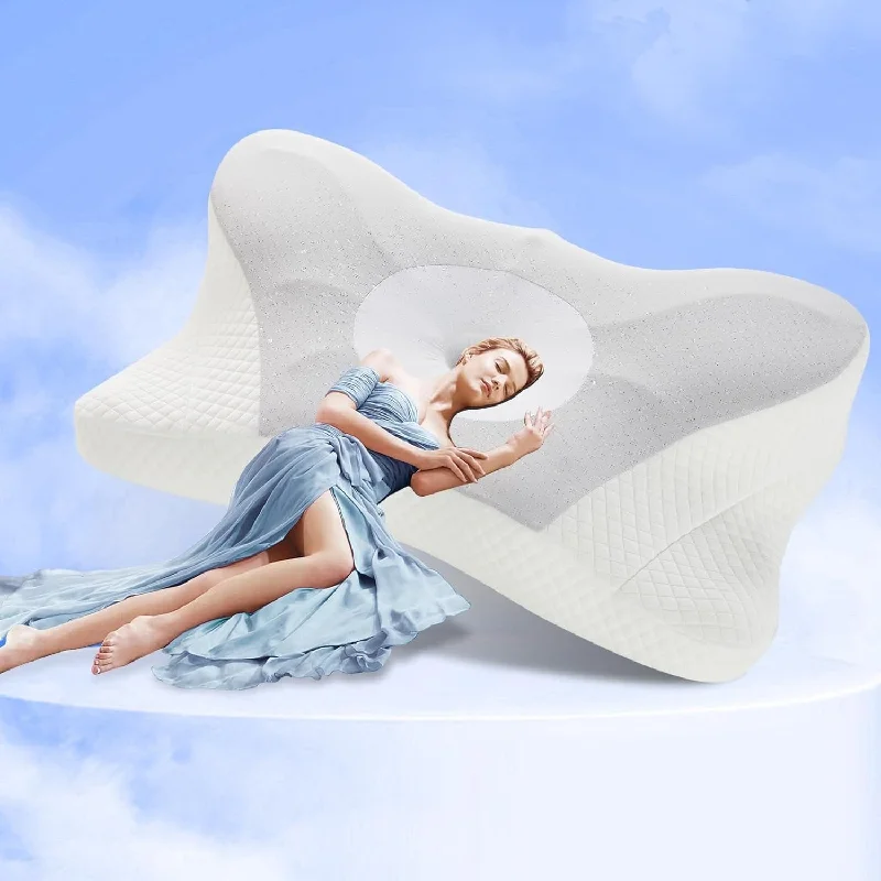 Plush Pillows for a Cozy BedPillow for Neck Support, Contour Memory Foampillow Shoulder Support Pain Relief for Side Back Stomach Sleepers with Pillowcase Plush Pillows for a Cozy BedPillow for Neck Support, Contour Memory Foampillow Shoulder Support Pain Relief for Side Back Stomach Sleepers with Pillowcase