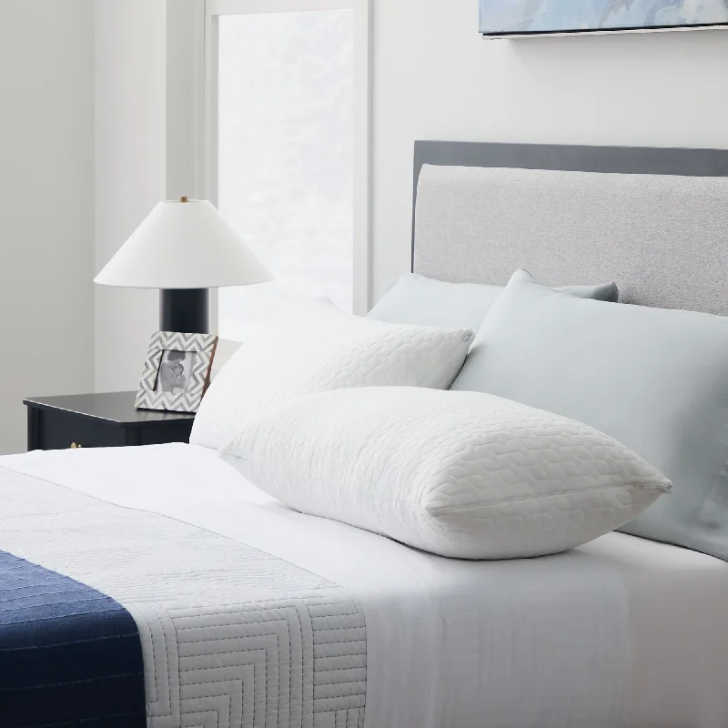 Feather Pillows for a Luxurious SleepLUCID Comfort Collection Fiber + Shredded Foam Pillow Feather Pillows for a Luxurious SleepLUCID Comfort Collection Fiber + Shredded Foam Pillow