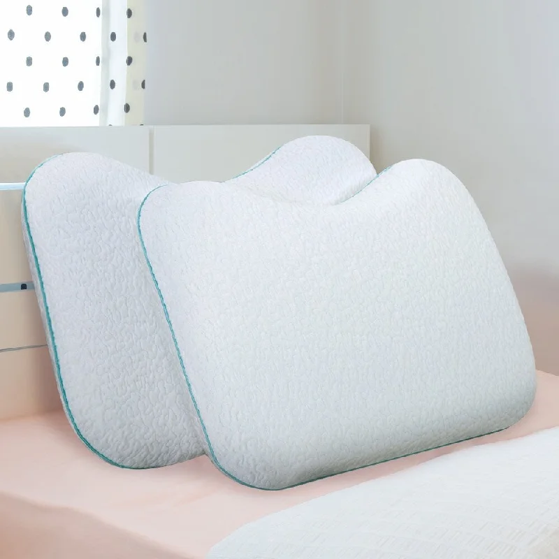 Kids Pillows with Fun DesignsSleeplanner Dual-Sided Shoulder Memory Foam Pillow (Set of 2) Kids Pillows with Fun DesignsSleeplanner Dual-Sided Shoulder Memory Foam Pillow (Set of 2)